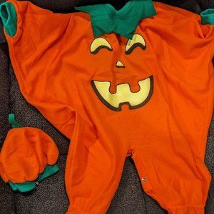 Rumble Tumble Pumpkin Costume Large Infant 18-22 lbs